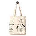 Logo sur mesure imprimé Promotional Coton Canvas Canvas Tote Shopping Handsbag